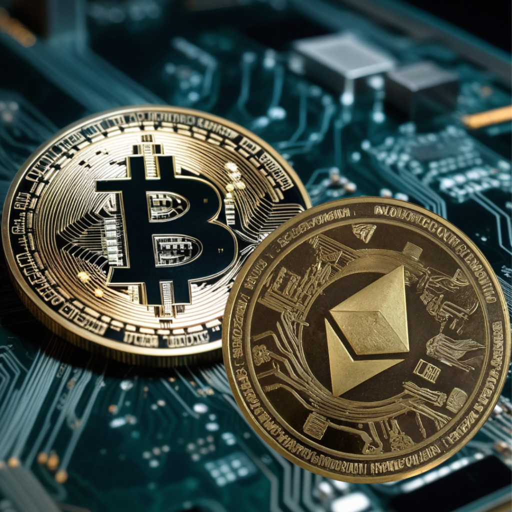 Crypto Currency Bitcoin ethereum